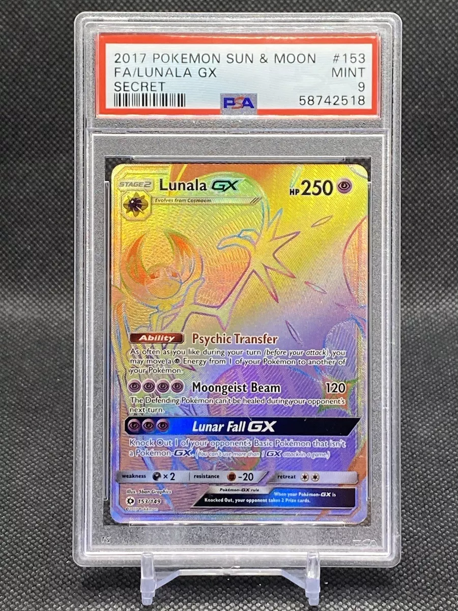 Lunala GX - PSA Graded Pokemon Cards - Pokemon