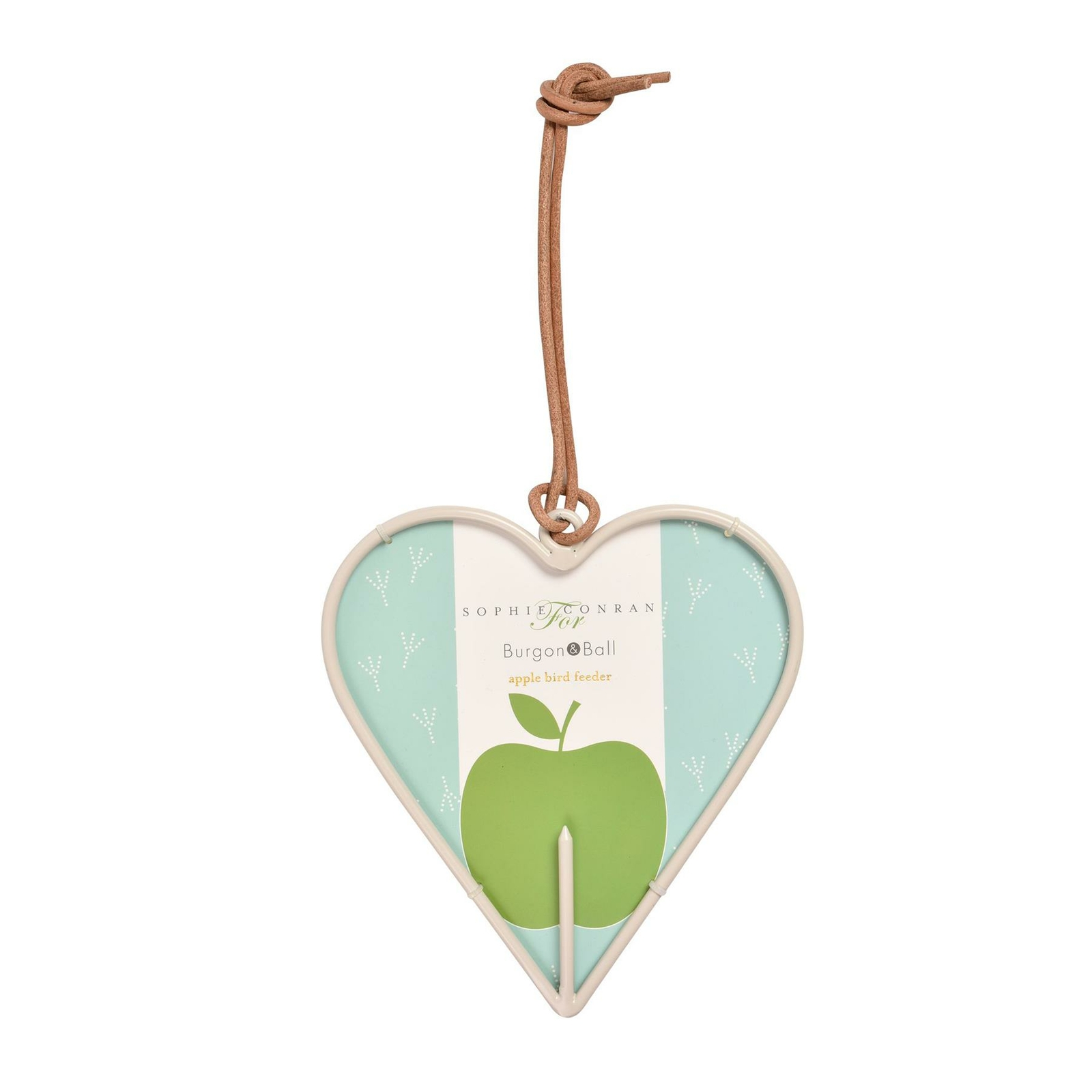 Burgon & Ball Sophie Conran Apple Bird Feeder - Heart