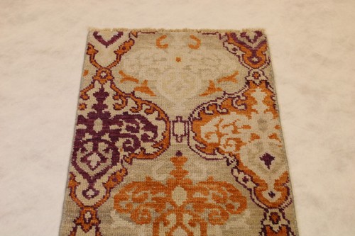 2'0" x 3'0" ft. Kashmir Ocean Breeze Hand Knotted Traditional Wool Rug - Picture 2 of 9