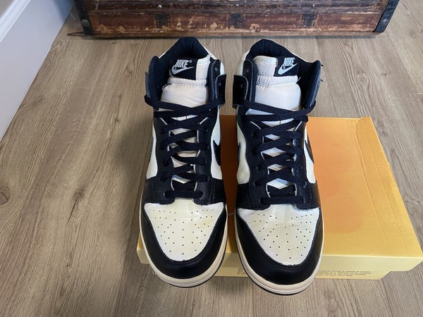 Nike Dunk High VNTG 2008 Sail/Black-Natural Talla 10.5 318850-101 Zapatillas Raras 2