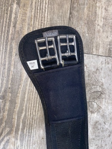 36'' OVATION FOAM FILLED CONTOURED ENGLISH DRESSAGE GIRTH - Picture 4 of 7