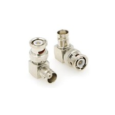 Uonecn Coaxial Cable BNC Right Angle Connector 90 Degree BNC Male to Female Adap