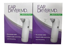 LOT OF 2 Ear Dryer MD Electric Dries Excess Water After Swimming or Showering
