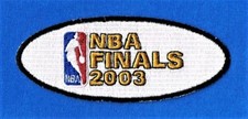 2003 NBA Basketball New Jersey Nets vs San Antonio Spurs FINALS PATCH  (Style 2)