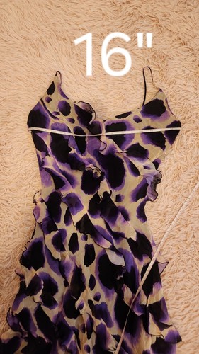 RAT & BOA Vale Ruffle Min iDress in Purple Print XS - Picture 13 of 17