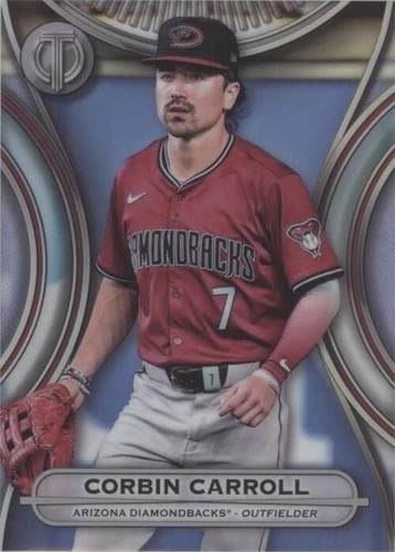 2025 Topps Tribute Baseball Corbin Carroll Triple Relic /99 