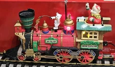 New Bright Holiday Express Dillards Bear Locomotive Engine *TESTED WORKS