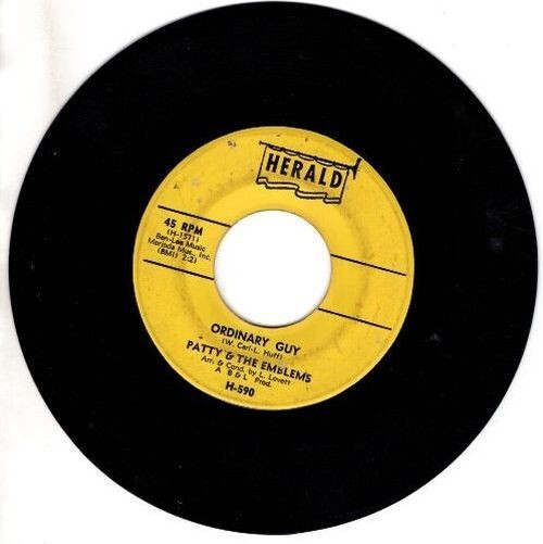 英7” Patty &amp; The Emblems Mixed-up, Shook Up Girl / Ordinary Guy SS322 STATESIDE /00080 Patty & The Emblems – Mixed-Up, Shook-Up, Girl / Ordinary