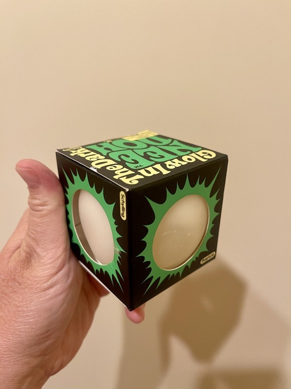 RARE 2018 Needoh Glow in The Dark Glob Original White New NIB AUTHENTIC!