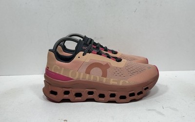On Cloudmonster Women's Size 8 Sneakers Running Shoes Rose Cork 61.98283 Cloud
