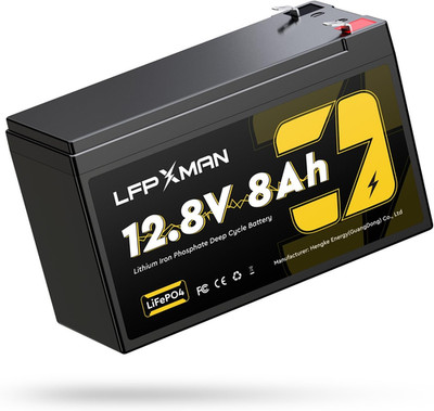 12V 8Ah Lifepo4 Battery, Better Replacement Solution to 12V 7Ah Lead Acid Batter