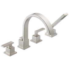Delta Vero T4753-SS Roman Tub Trim with Hand Shower - Stainless - Slight Wear