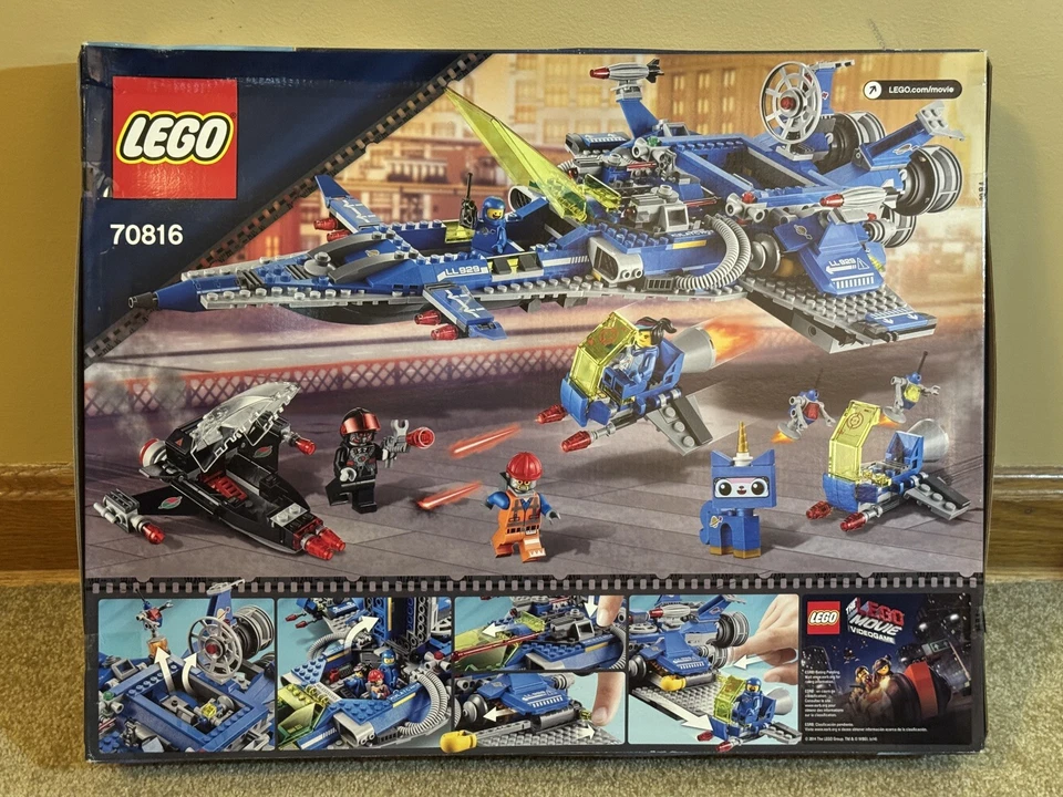 NOVO Filme LEGO: Nave Espacial do Benny! 70816 lacrado aposentado - Imagem 2 de 3