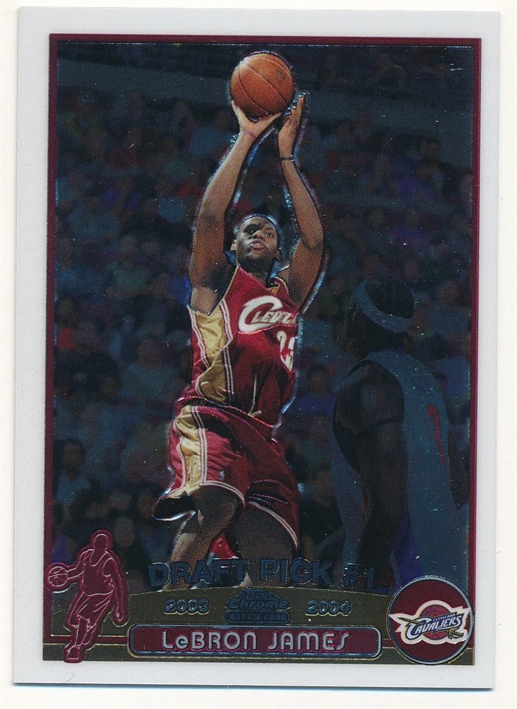 Topps LeBron James Basketball Rookie ungraded Sports Trading Cards