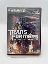 Transformers Revenge of the Fallen PS2 CIB Complete in Box Tested Manual Movie