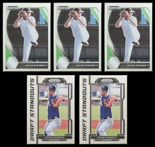 2021 Prizm Draft Picks Jacob Steinmetz Lot #PDP77 Standouts Diamondbacks RC X5