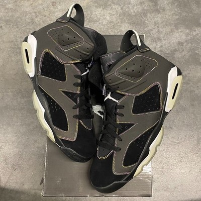 Size 12.5 - Air Jordan 6 Retro Laker Sneaker 384664-002 Black Varsity Ship Fast!