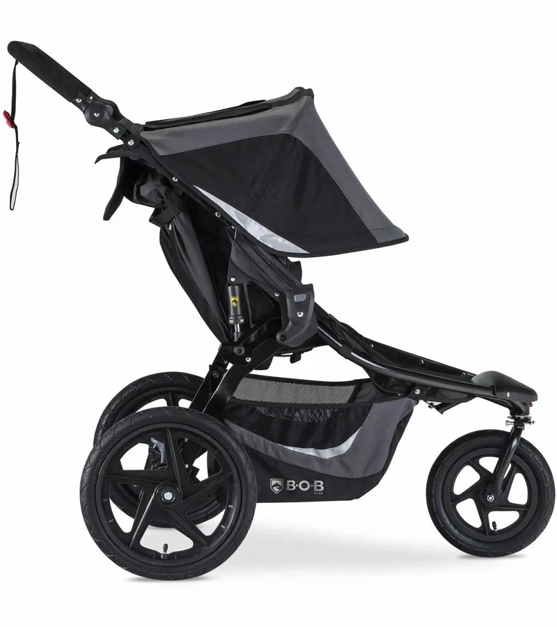 BOB Gear Revolution Flex 3.0 Duallie Double Jogging Stroller, Graphite Black - Image 2 of 4