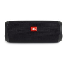JBL Flip 5 Black Portable Bluetooth Speaker Open Box Damaged Box