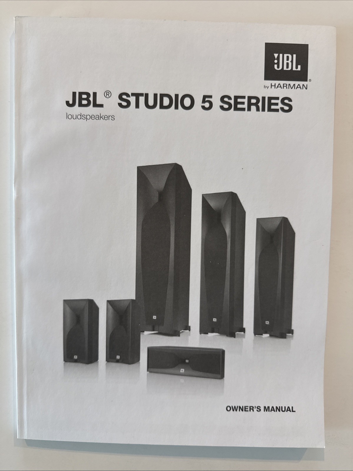 JBL Studio 5 Series Speakers Owner’s Manual Original Harman Home Audio Booklet