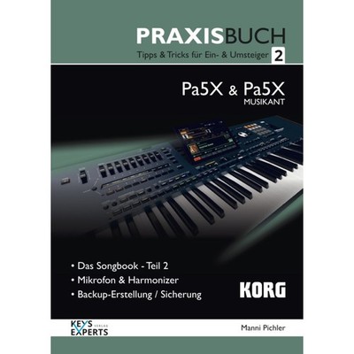 Keys Experts Verlag PA-5X Musikant Praxisbuch 2 - Fachbuch für Tasteninstrumente