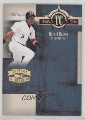 2005 Donruss Throwback Threads Collection Gold Century Proof Harold Baines 0l2