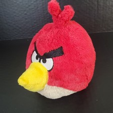 Angry Birds Plush Red and Tan Bird Plush 6" Stuffed Animal 2011 - No Noise Box