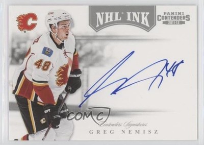 2011 Panini Playoff Contenders NHL Ink /1200 Greg Nemisz #4 Rookie Auto RC 7ez