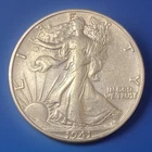 1941-D Walking Liberty Half Dollar 90% Silver Coin 50c AU Almost Uncirculated