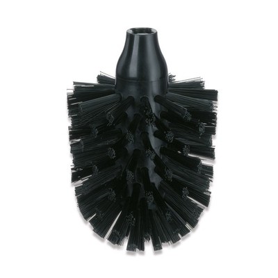 KELA Ersatz-Toilettenbürste Bürstenkopf LA BROSSE soft mit Nylon-Borsten schwarz