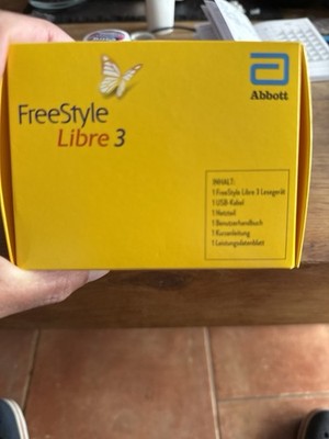 Abbott FreeStyle Libre 3 Blutzuckermessgerät Lesegerät Set USB-Kabel Netzteil