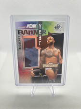 Upper Deck AEW Game Used SP 2025 Ricochet Banner Year Relic
