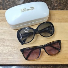 Lot of 2 Diane von Furstenberg Sunglasses Blaise  Sylvia
