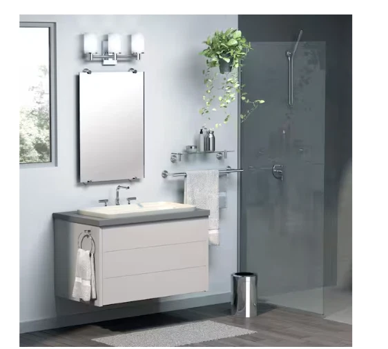 Anillo de toalla Gatco Latitude II en cromo pulido Foto 3 de 4