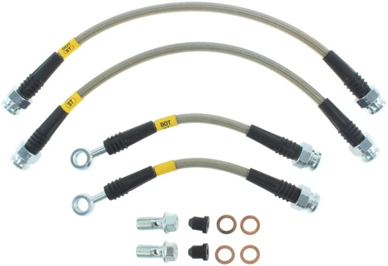 StopTech 950‑40512 Stainless Steel Rear Brake Line Kit for 06-14 Honda Ridgeline - Image 4 of 4