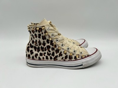 Converse Leopard Print Damen Sneaker Beige EUR 37