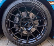 FORGELINE SE1 PORSCHE 991.2 GLOSS BLACK FORGED MONOBLOCK WHEELS 8.5x19 & 11.5x19