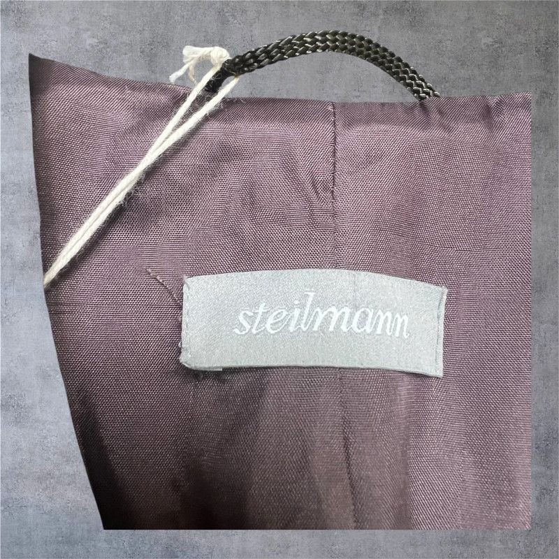 Steilmann Patterned Blazer Blue Brown Tailored UK… - image 5