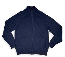 Todd Snyder Cardigan 2 Way Full Zip Navy Cott...