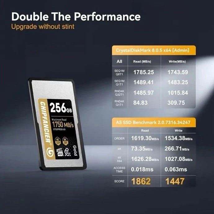 257 Gb CFexpress 4.0 Type A Card 1750MB/s Memory Card For Raw 4K/8K Sony Compati - Image 3 of 4