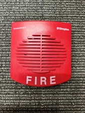 Simplex 4901-9820 Fire Alarm TrueAlert Horn Wall Red, Cleaned, Tested, Free Ship