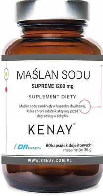 SUPREME 1200 mg Natriumbutter (60 Melite Kapseln) - Nahrungsergänzungsmittel