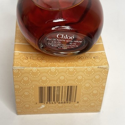 VINTAGE Chloe by Lagerfeld Perfume EDT Spray 3 fl oz 90 ml with