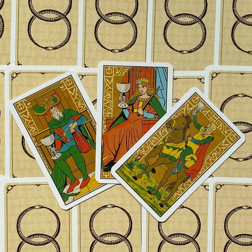 Jeu De Cartes Miniatures Symboliques De WIRTH Esotérique Lo Scarabeo Avec Sac - Picture 7 of 7