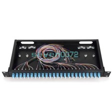 48 core LC with adapter pigtail 24 Ports Patch Panel Fiber Optic Terminal Box