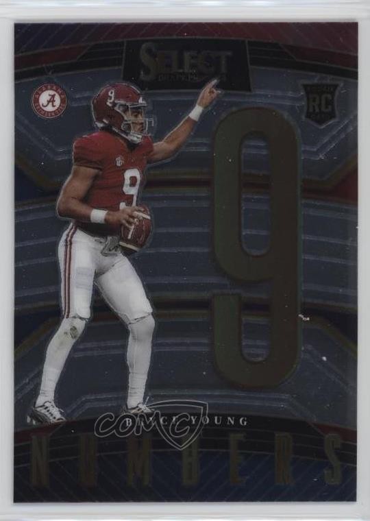 2023 Panini Select Draft Picks Select Numbers Bryce Young #SN-BY Rookie RC 12rc