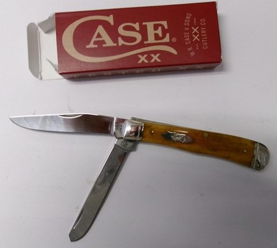 Case XX 58182 Genuine Smooth Antique Trapper Folding Knife NEW!