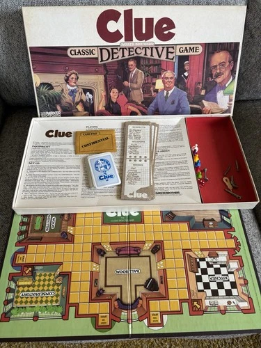 Vintage Clue Board Game (1986, Parker Brothers) Complete