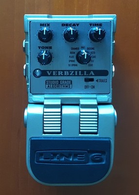 Line 6 Tone Core Verbzilla Reverb Guitar Effects Pedal