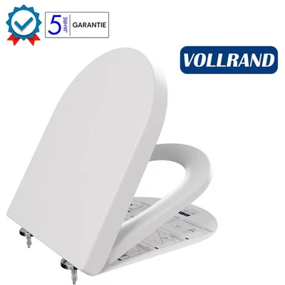 CECIPA MAX WC Sitz D-Form Design Vollrand Softclose Abnehmbar Modern Design Toilettendeckel